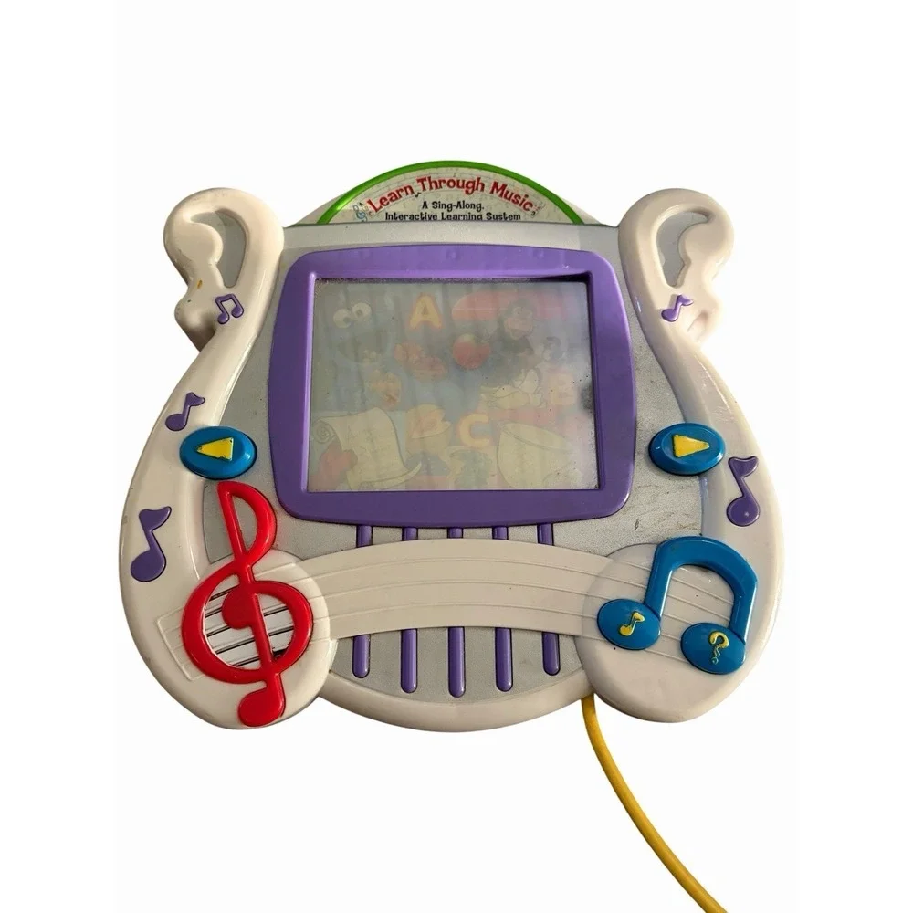 2002 Mattel Learn Through Music Interactive System Fisher Price WITH 3 Books‎